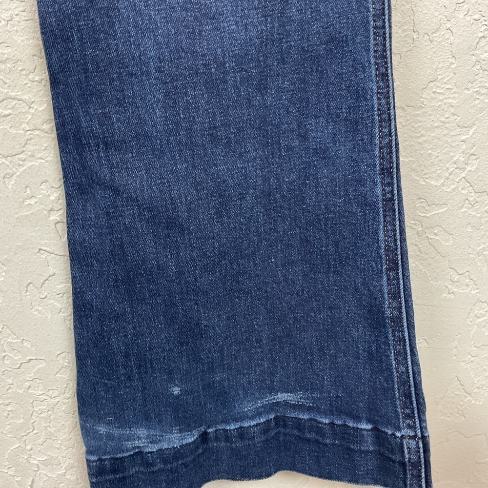 Rock and Roll High Rise Trouser Dark Denim Jean Size 30/36 - Picture 10 of 13